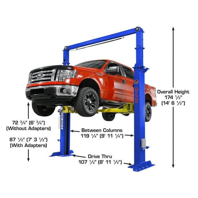 Atlas Platinum PVL15 15,000 lb Heavy Duty 2-Post Lift