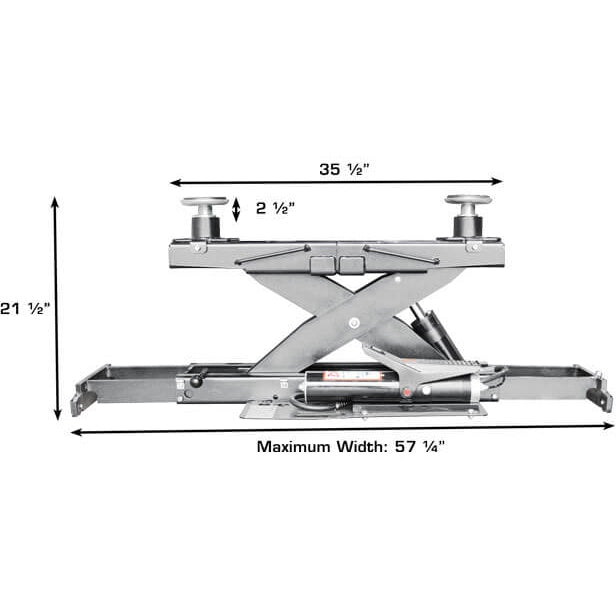 Atlas Platinum PVL14 4 Post Lift + RJ7000 Rolling Jacks ALI Certified Combo