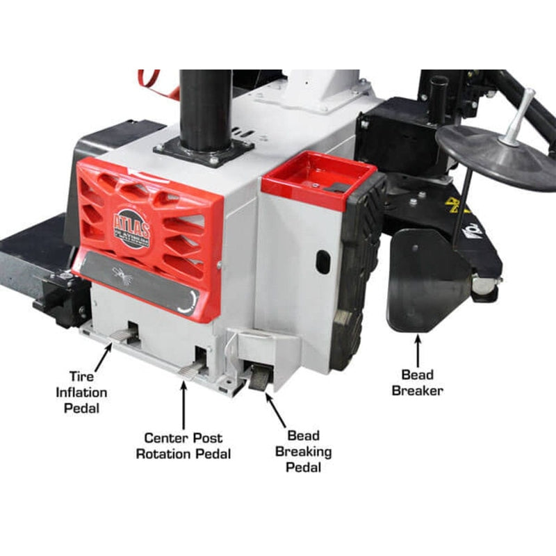 Atlas Platinum PTC500 Center Post Tire Changer w/ Adapters Kit