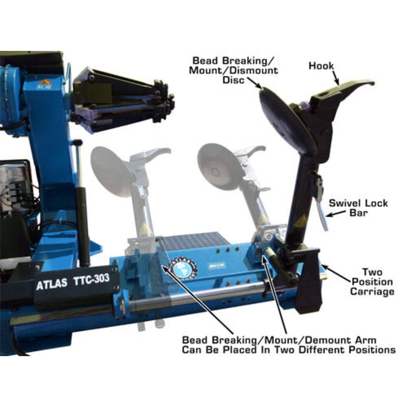 Atlas TTC303 Large Truck Tire Changer