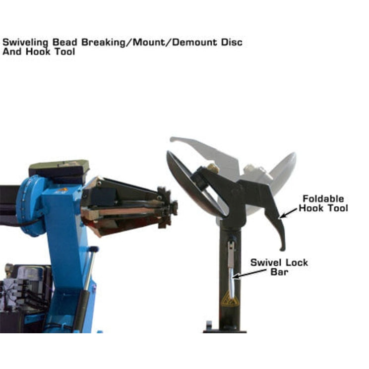 Atlas TTC303 Truck Tire Changer + WBT-210 Heavy Duty Wheel Balancer Combo