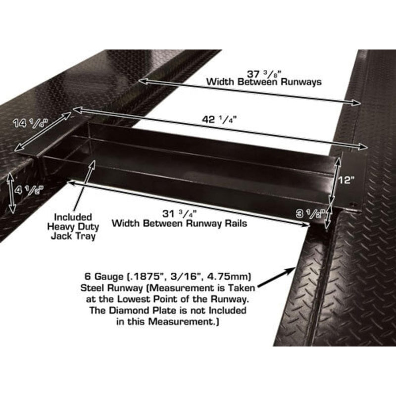 Atlas Garage PRO8000EXT 8,000 lb Extra Tall 4-Post Lift