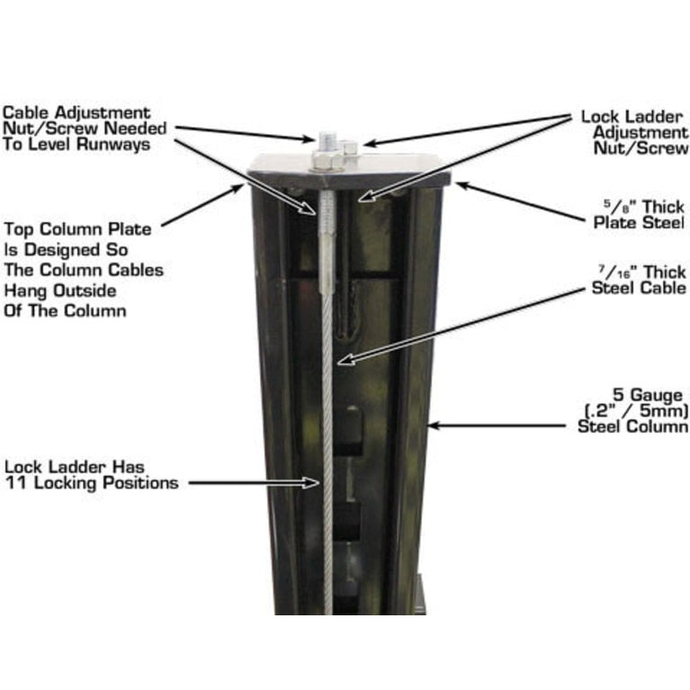 Atlas Garage PRO9000 9,000 lb 4-Post Lift