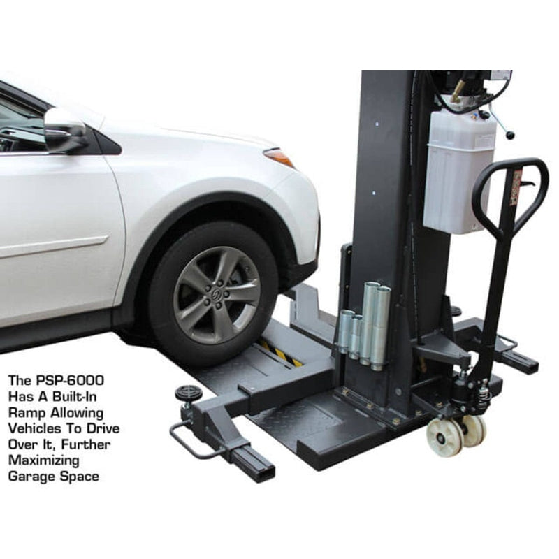 Atlas PSP-6000 6,000 lb Portable Single Post Lift