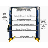 Atlas PV10PX 10,000 lb Overhead 2-Post Lift