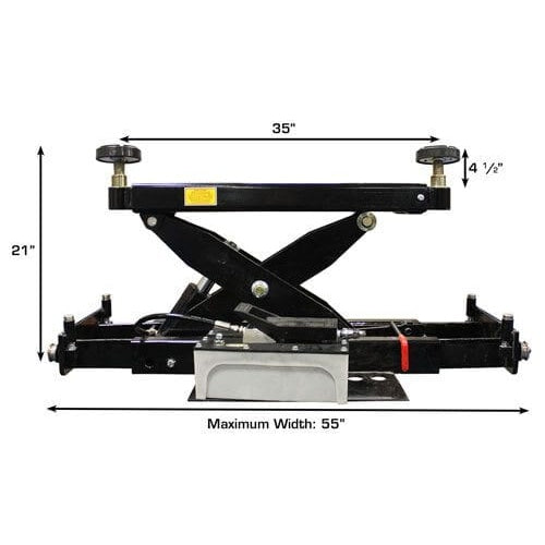 Atlas PX16A Scissor Alignment Lift and RJ8 Rolling Jack Combo