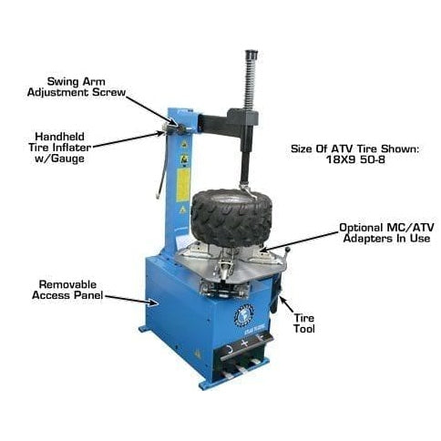 Atlas TC221 Tire Changer + WB11 Economy Wheel Balancer Combo Package