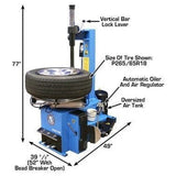 Atlas TC229 Rim-Clamp Tire Changer w/ Beadblaster