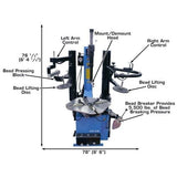 Atlas TC289DAA Tire Changer + WB11 Wheel Balancer Combo Package