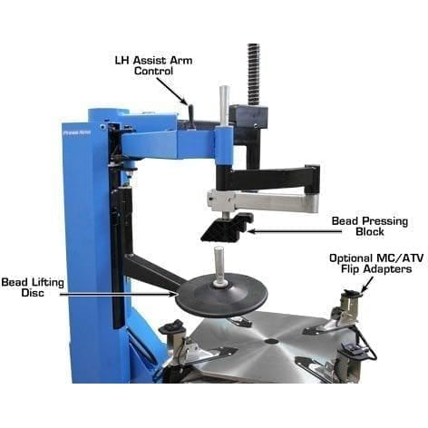 Atlas TC289LH Extra Large Rim-Clamp Tire Changer w/ Assist Arm