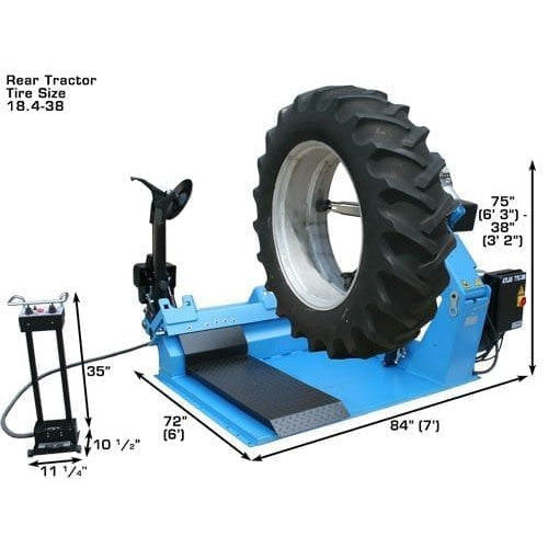 Atlas TTC306 Truck Tire Changer + WBT-210 Heavy Duty Wheel Balancer Combo