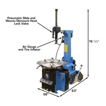 Atlas TC755EZ Tire Changer + WB49-2-PRO Wheel Balancer Combo Package