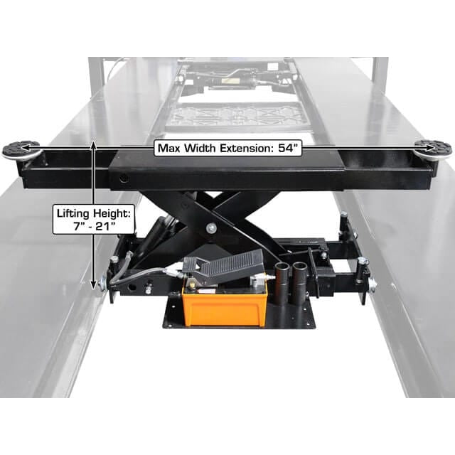 Atlas PREMIUM 408SL 4 Post Lift + RJ35 Sliding Jacks Combo