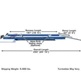 Atlas 12ASL Alignment Scissor Lift and RJ-6 Rolling Jack Combo