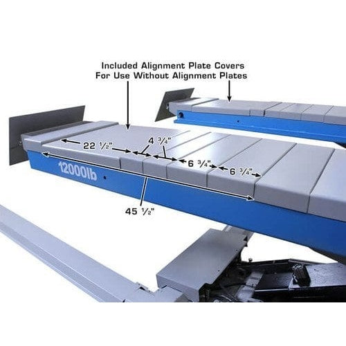 Atlas 12ASL Alignment Scissor Lift and RJ-6 Rolling Jack Combo