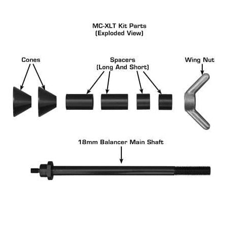 Atlas TC289 Tire Changer + WB11 Deluxe Motorcycle Wheel Balancer Combo Package