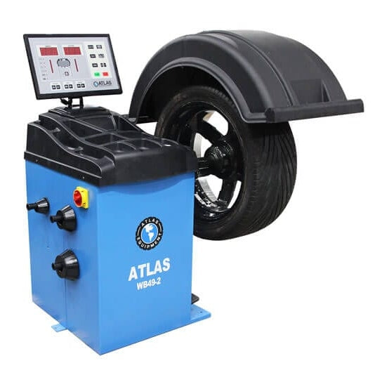 Atlas WB49-2 Premium 2D Computer Wheel Balancer