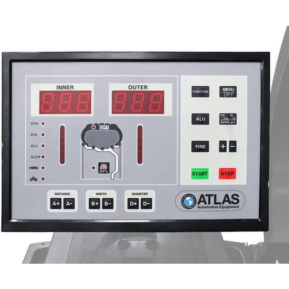 Atlas WB49-2 Premium 2D Computer Wheel Balancer