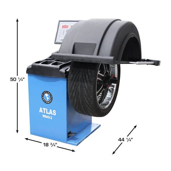 Atlas TC755EZ Tire Changer + WB49-2-PRO Wheel Balancer Combo Package