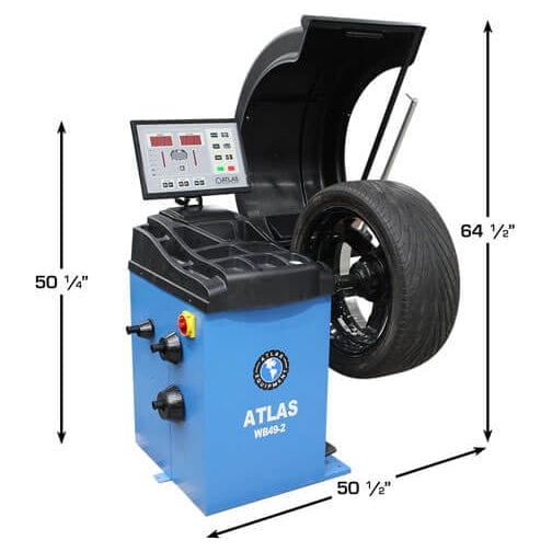 Atlas WB49-2 PRO Premium 3D Computer Wheel Balancer