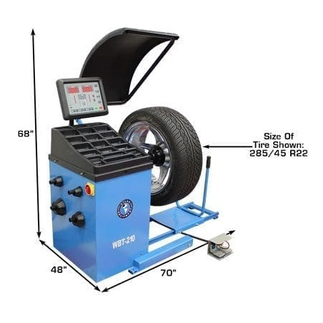 Atlas TTC303 Truck Tire Changer + WBT-210 Heavy Duty Wheel Balancer Combo