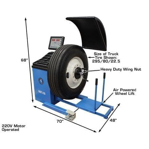 Atlas TTC303 Truck Tire Changer + WBT-210 Heavy Duty Wheel Balancer Combo