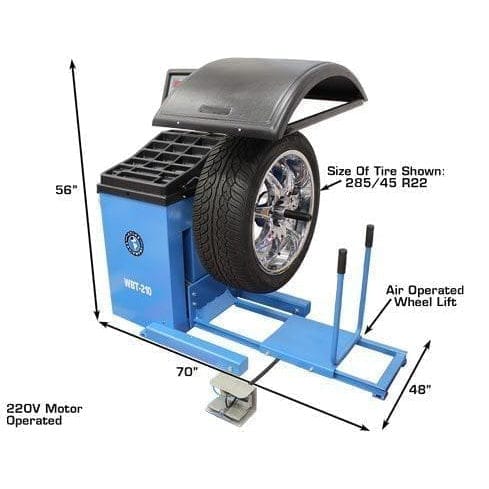 Atlas WBT-210 Heavy Duty Truck Wheel Balancer