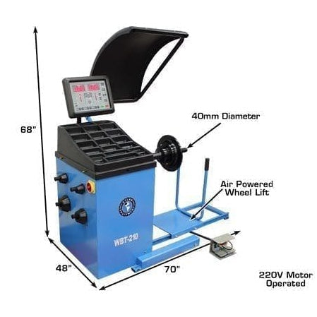 Atlas TTC305A Truck Tire Changer + WBT-210 Heavy Duty Wheel Balancer Combo