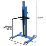 Atlas 180 LB. Capacity Pneumatic Portable Wheel Lift