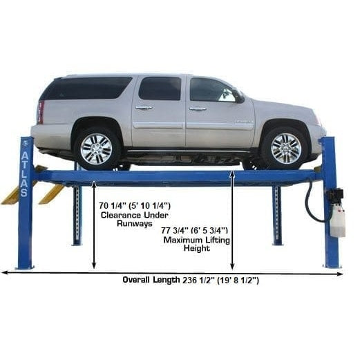 Atlas 412 12,000 lb Commercial 4-Post Lift