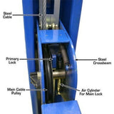 Atlas 412A Alignment 4 Post Lift + RJ6 Rolling Jacks Combo