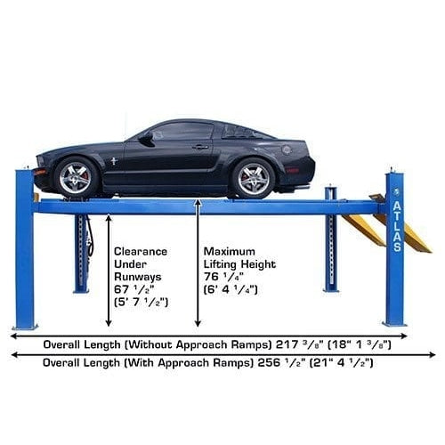 Atlas 414A 14,000 lb 4-Post Alignment Lift