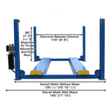 Atlas 414A 14,000 lb 4-Post Alignment Lift