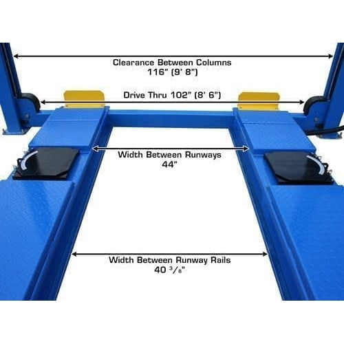 Atlas 414A Alignment Lift + RJ8 Rolling Jacks Combo