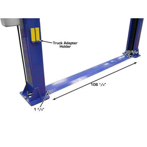 Atlas 9KBPX 9,000 lb Baseplate 2 Post Lift w/ LMA Combo