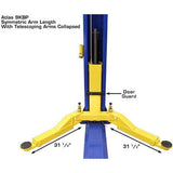 Atlas 9KBPX 9,000 lb Baseplate 2 Post Lift w/ LMA Combo