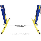 Atlas 9KOHX 9,000 lb Overhead 2-Post Lift w/ LMA Combo