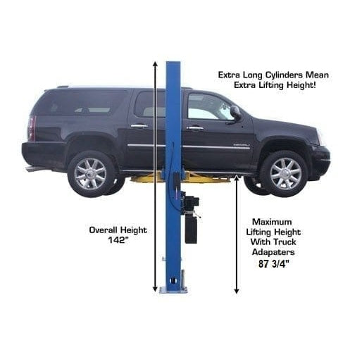 Atlas 9OHSC 2-Post Lift + Lawn Mower Adapter Combo