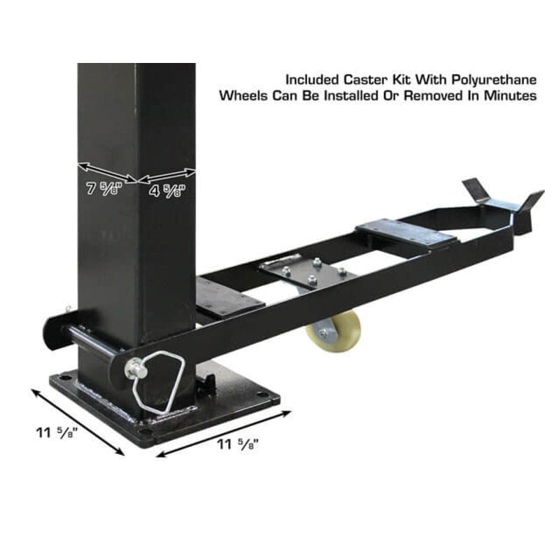 Atlas ALI Certified APEX9 4 Post Lift + RJ6 Rolling Bridge Jacks Combo