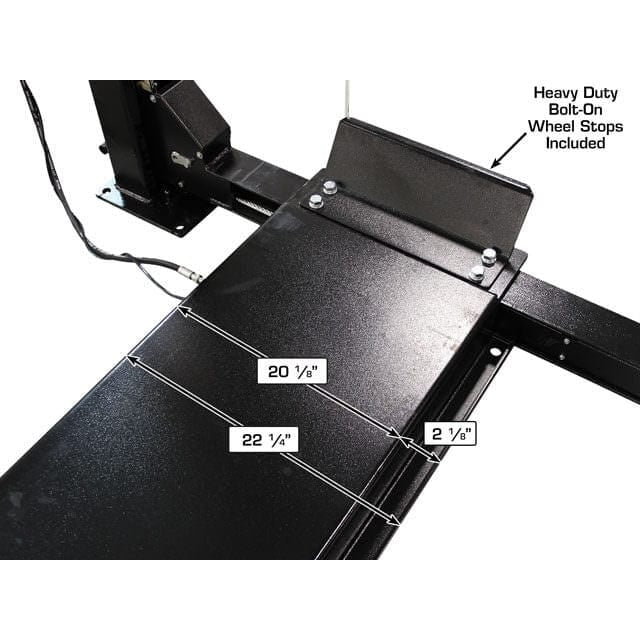 Atlas ALI Certified APEX9 4 Post Lift + RJ6 Rolling Bridge Jacks Combo