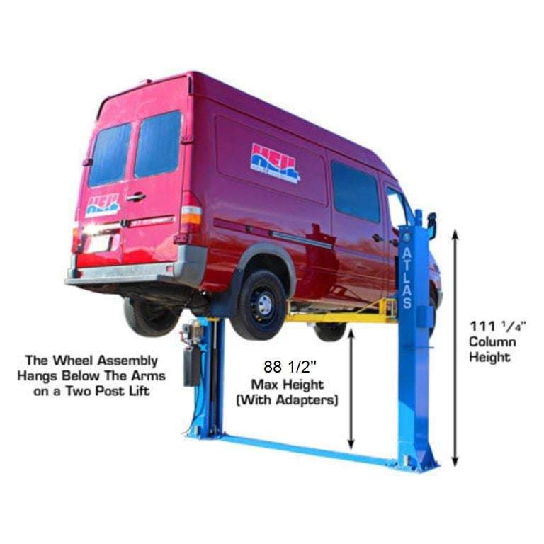 Atlas BP12000X 12,000 lb Baseplate 2 Post Lift