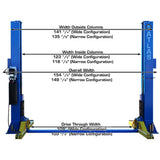 Atlas BP12000X 12,000 lb Baseplate 2 Post Lift