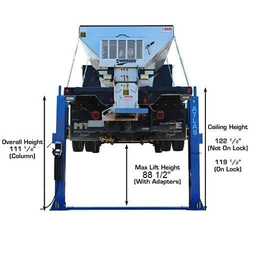 Atlas BP12000X 12,000 lb Baseplate 2 Post Lift