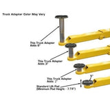 Atlas BP8000 2-Post Lift + Lawn Mower Adapter Combo