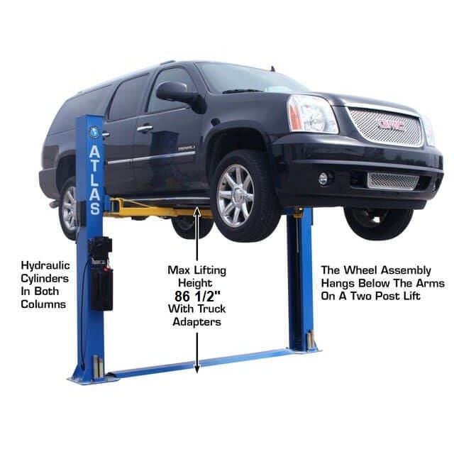 Atlas BP8000 8,000 lb Baseplate 2 Post Lift