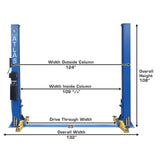 Atlas BP8000 8,000 lb Baseplate 2 Post Lift