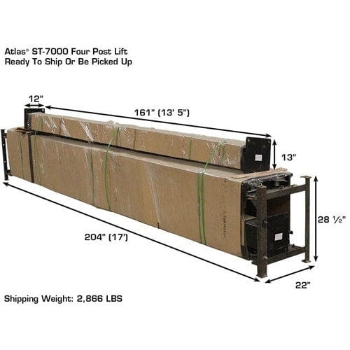 Atlas Garage PRO7000ST 7,000 lb Super Tall 4-Post Lift