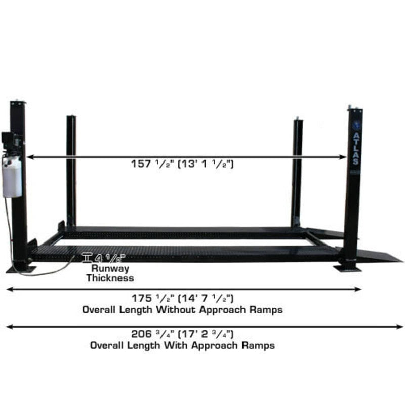 Atlas Garage PRO8000 8,000 lb 4-Post Lift