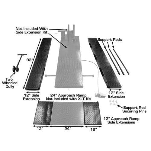 Atlas Cyclelift XLT Side Extension Kit