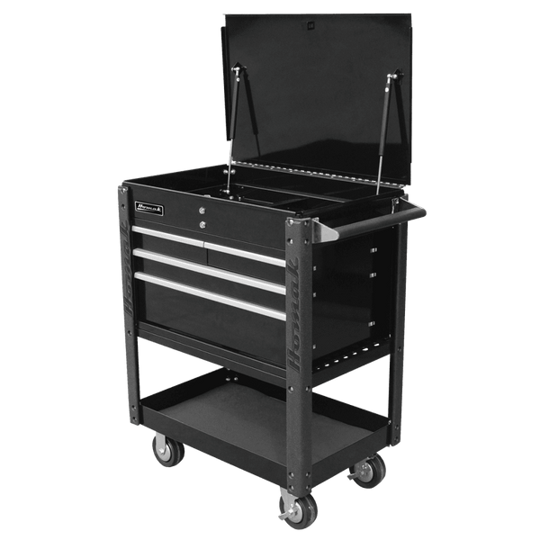 Homak 35" Professional 4 Drawer Service Cart